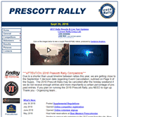 Tablet Screenshot of prescottrally.com